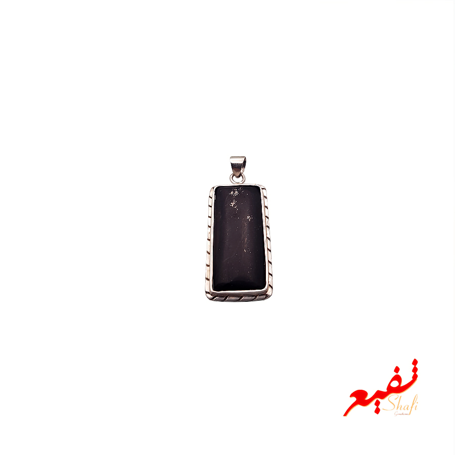 گردنبند زنانه سنگ شونگیت کد G-SH 01